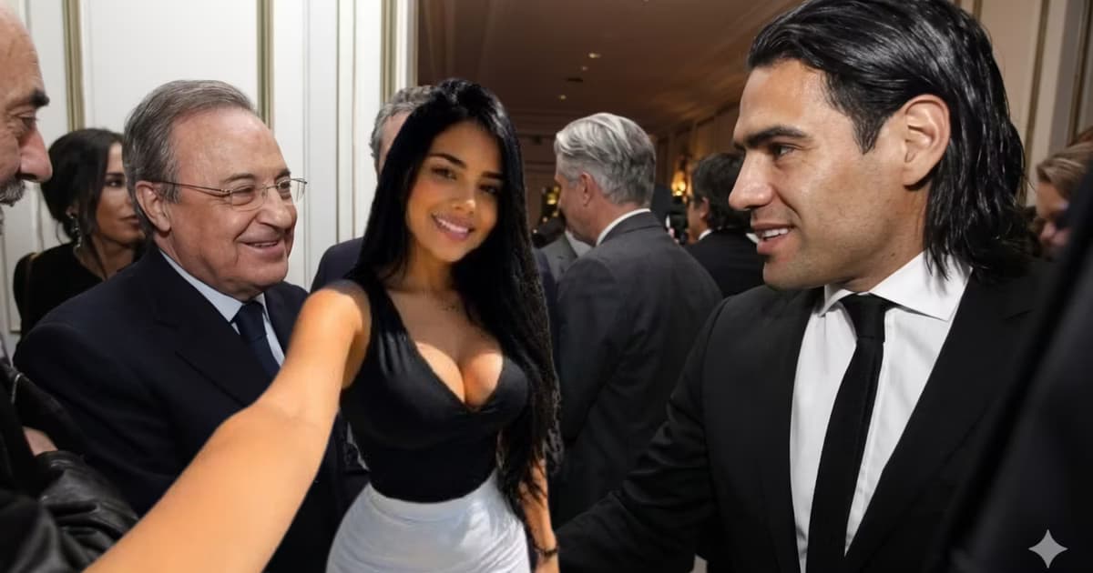 Radamel Falcao y Florentino Pérez