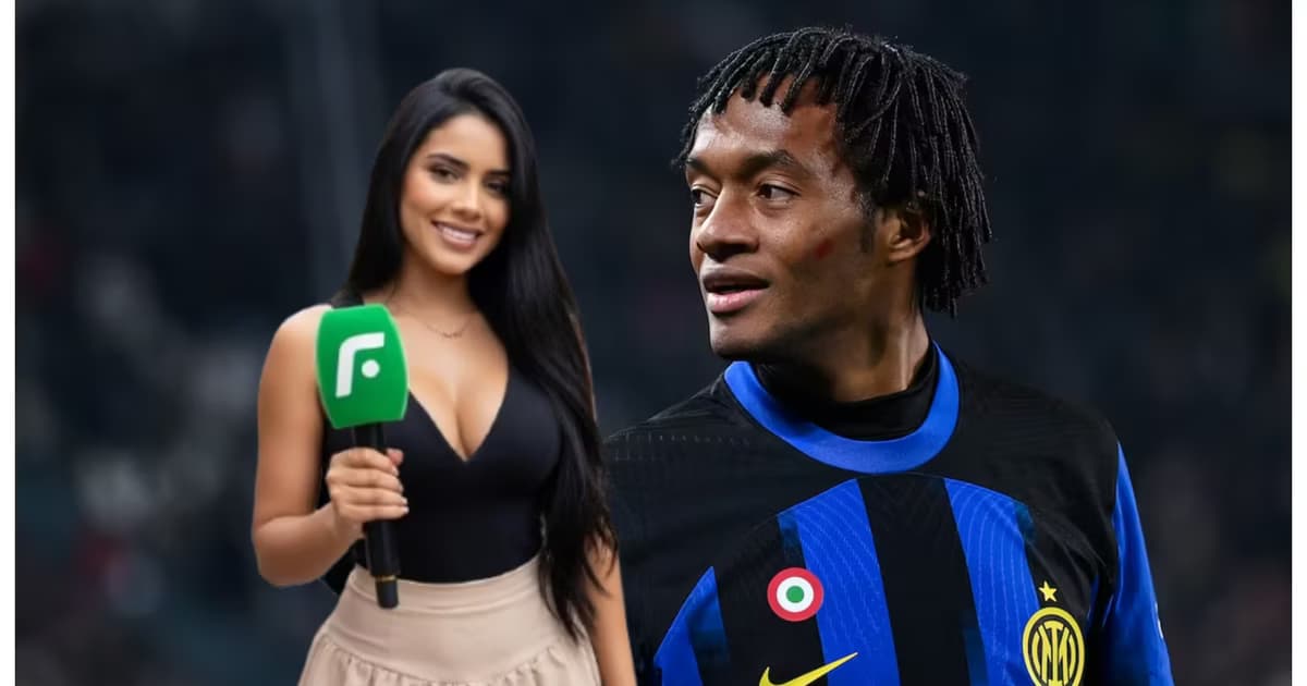 Juan Guillermo Cuadrado con la camiseta del Inter de Milán