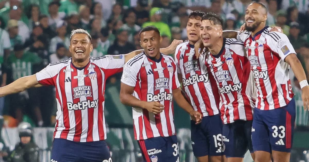 Junior de Barranquilla celebrando