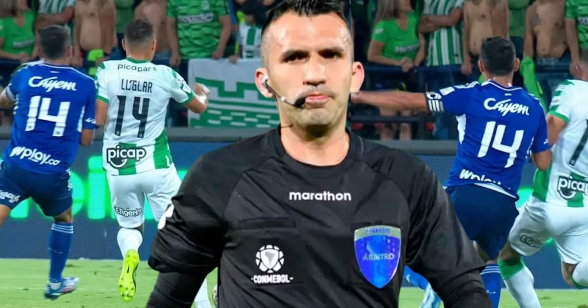 Carlos Betancur el arbitro de la final entre Nacional y Junior ¡Una polémica designación!