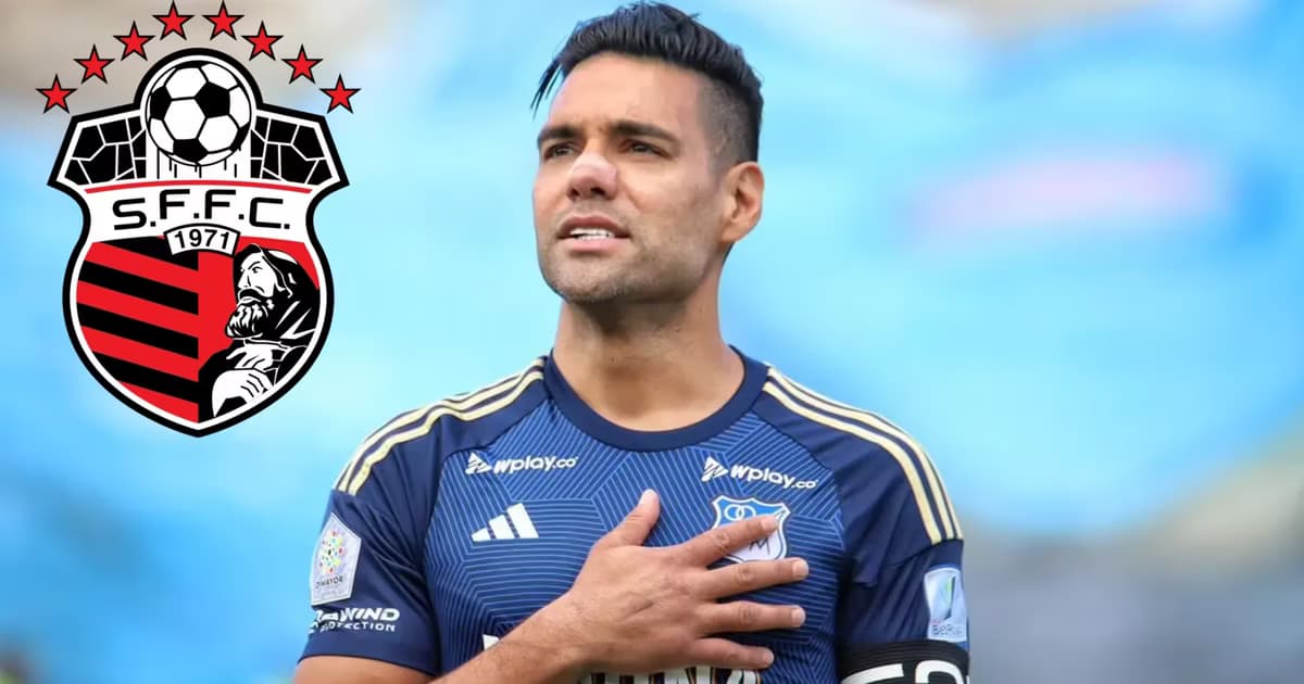 Radamel Falcao vistiendo la camiseta de Millonarios