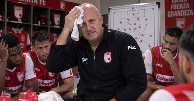 Santa Fe cambió cinco fichas ante Nacional pensando en Copa BetPlay: el plan de Repetto que salió mal