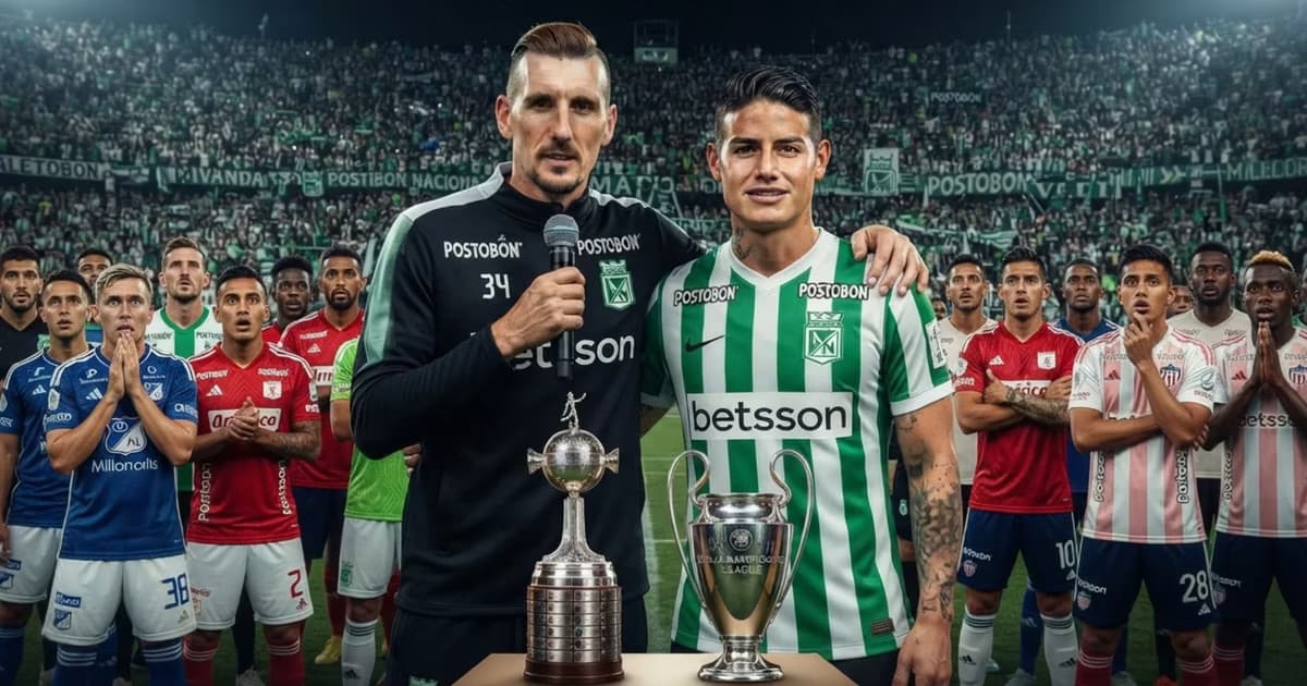 James Rodríguez y Franco Armani