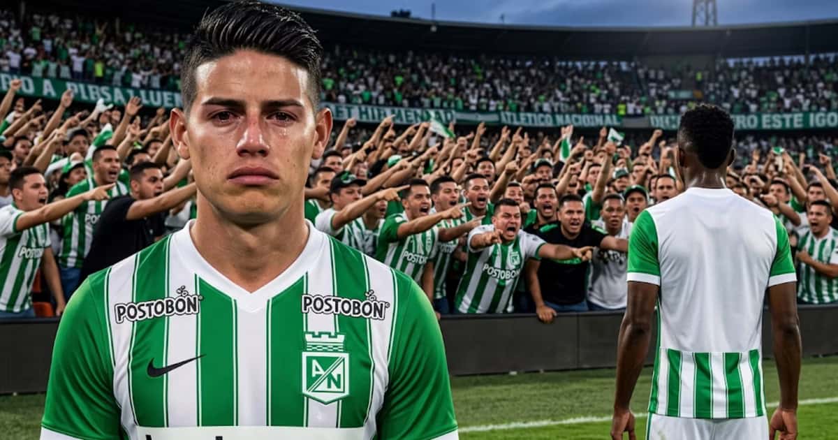 James Rodríguez falló ante Llaneros pero la afición de Atlético Nacional culpa a otro jugador