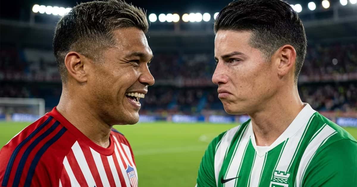 James Rodríguez y Teo Gutiérrez