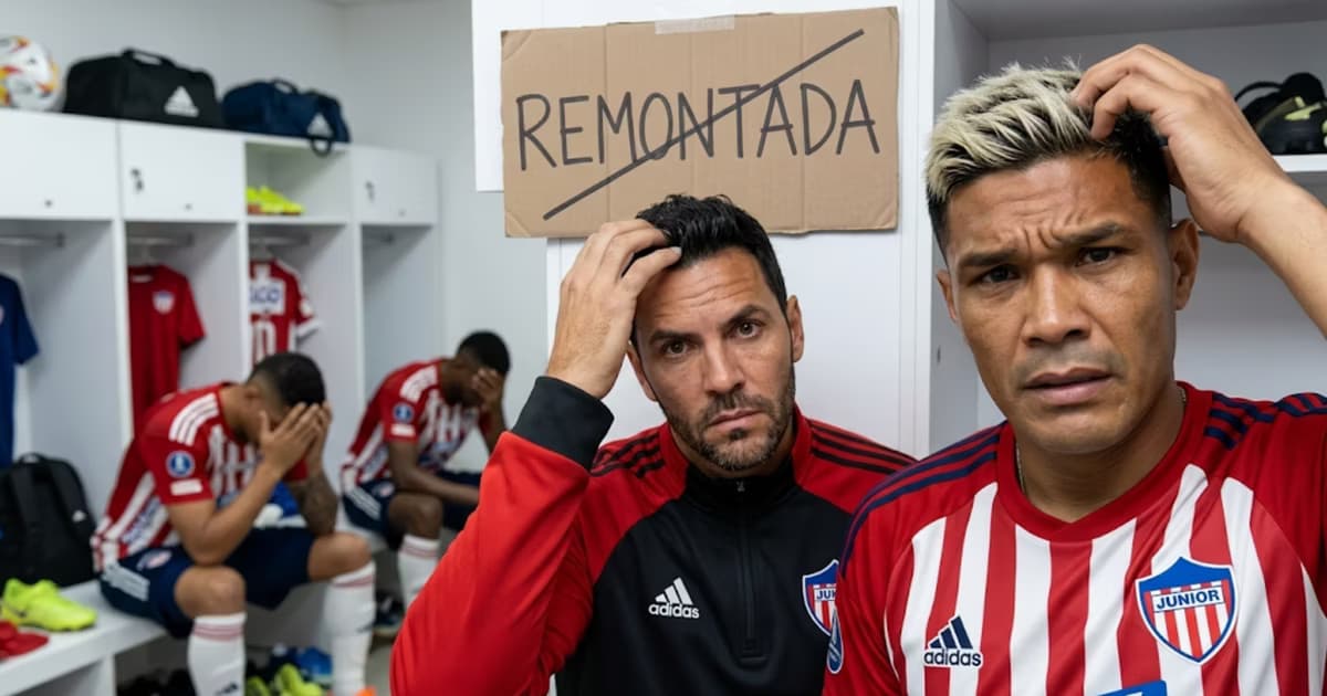 La difícil cuenta matemática de Junior para clasificar a los ocho tras caer 3-1 ante Atlético Nacional