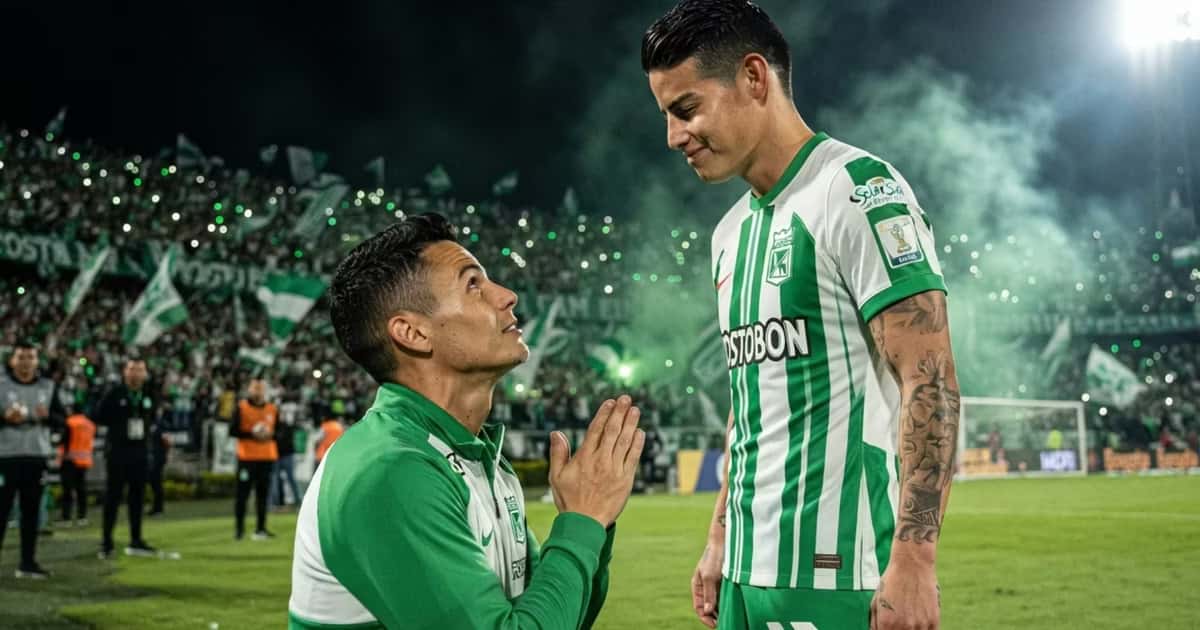 Lucas González y James Rodríguez