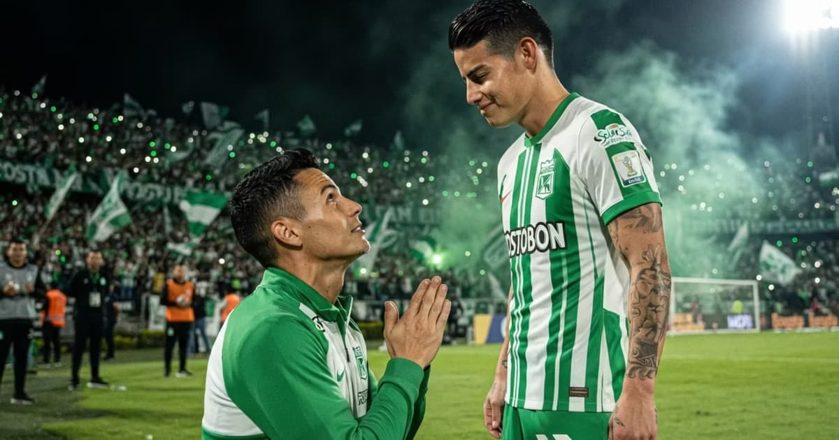 Lucas González y James Rodríguez