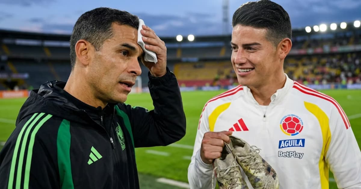 Rafa Márquez calentó el Colombia vs México por James Rodríguez: "Qué bueno que se retiró"
