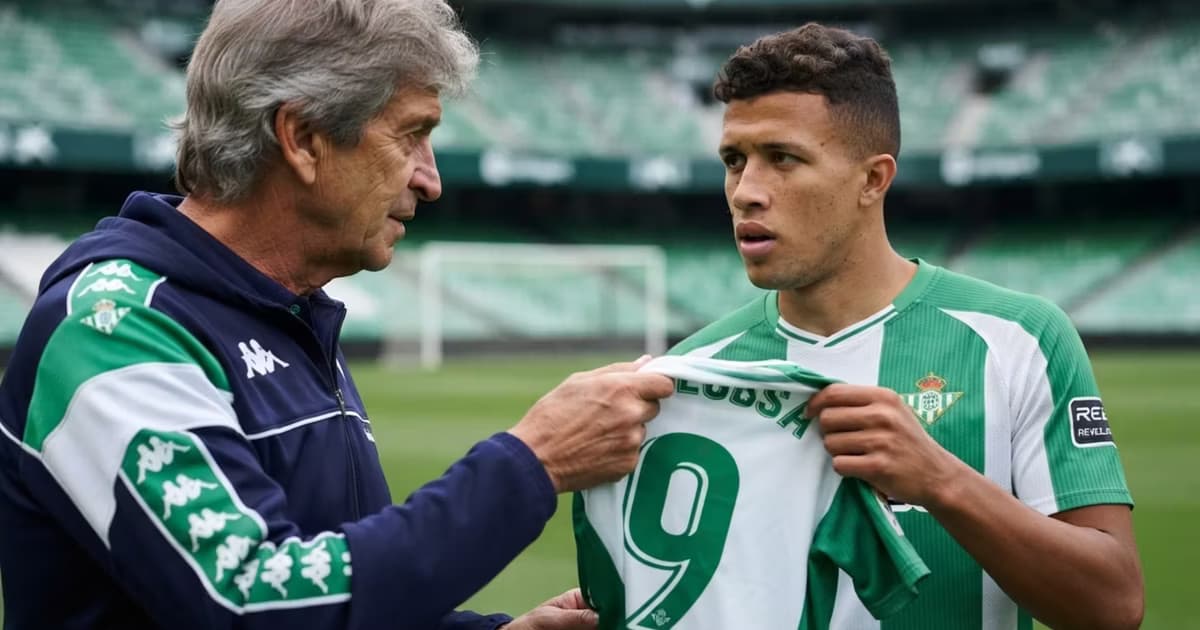 Manuel Pellegrini y Nelson Deossa
