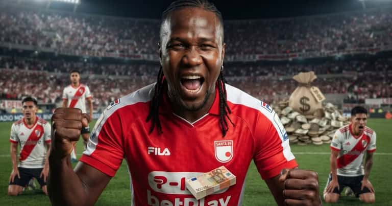 Hugo Rodallega vale 400 veces menos que la figura más cara de River, pero terminó celebrando en el Monumental