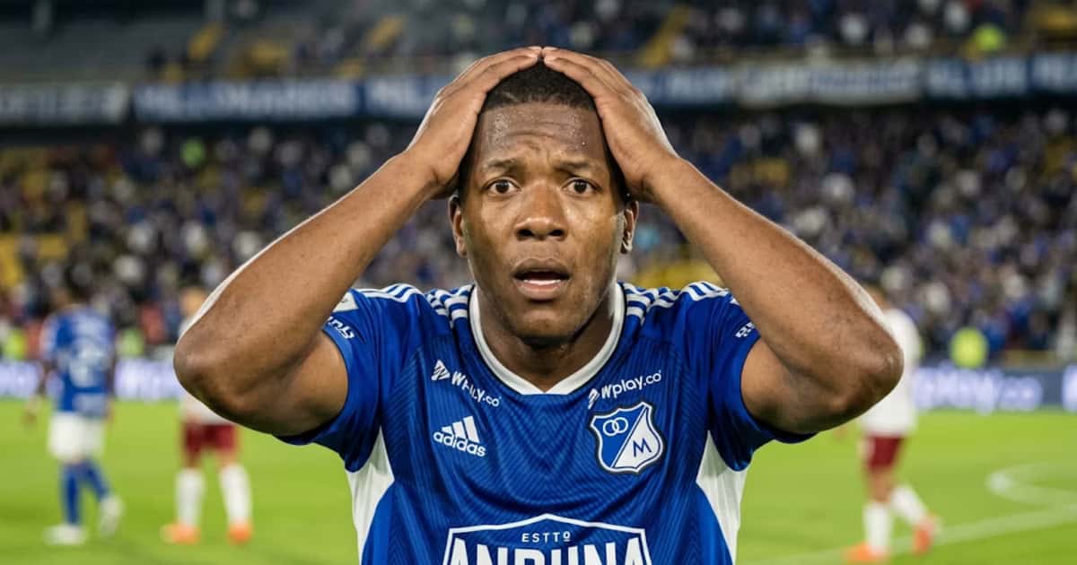 Chaverra puede perderse más fechas de lo esperado con Millonarios por su expulsión ante Fortaleza