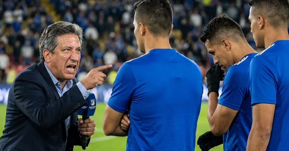 Antonio Casale culpó a cinco jugadores de Millonarios por el empate ante Fortaleza