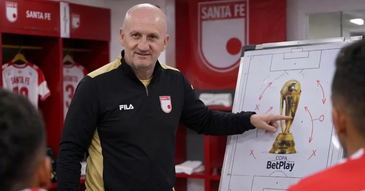 Pablo Repetto pone la Copa como prioridad y Santa Fe cambia sus objetivos