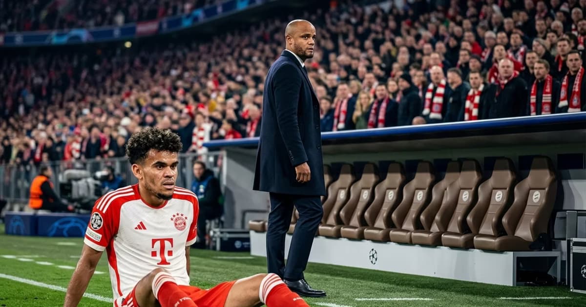 Luis Díaz y Vincent Kompany