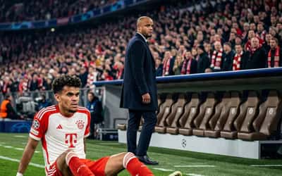 Luis Díaz y Vincent Kompany