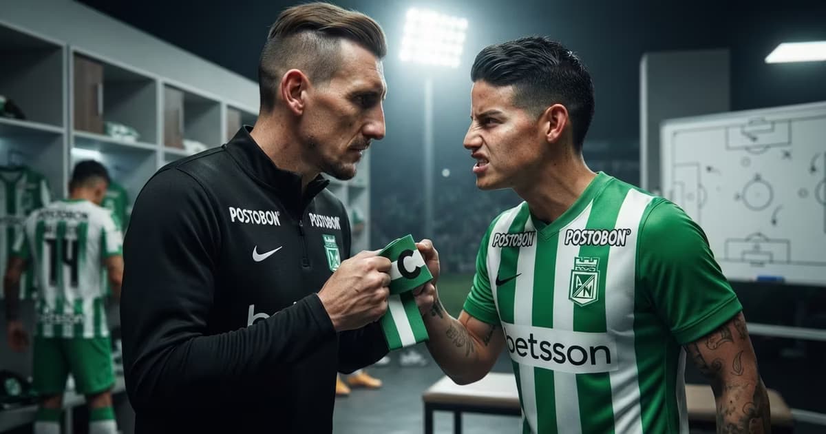 James Rodríguez y Franco Armani