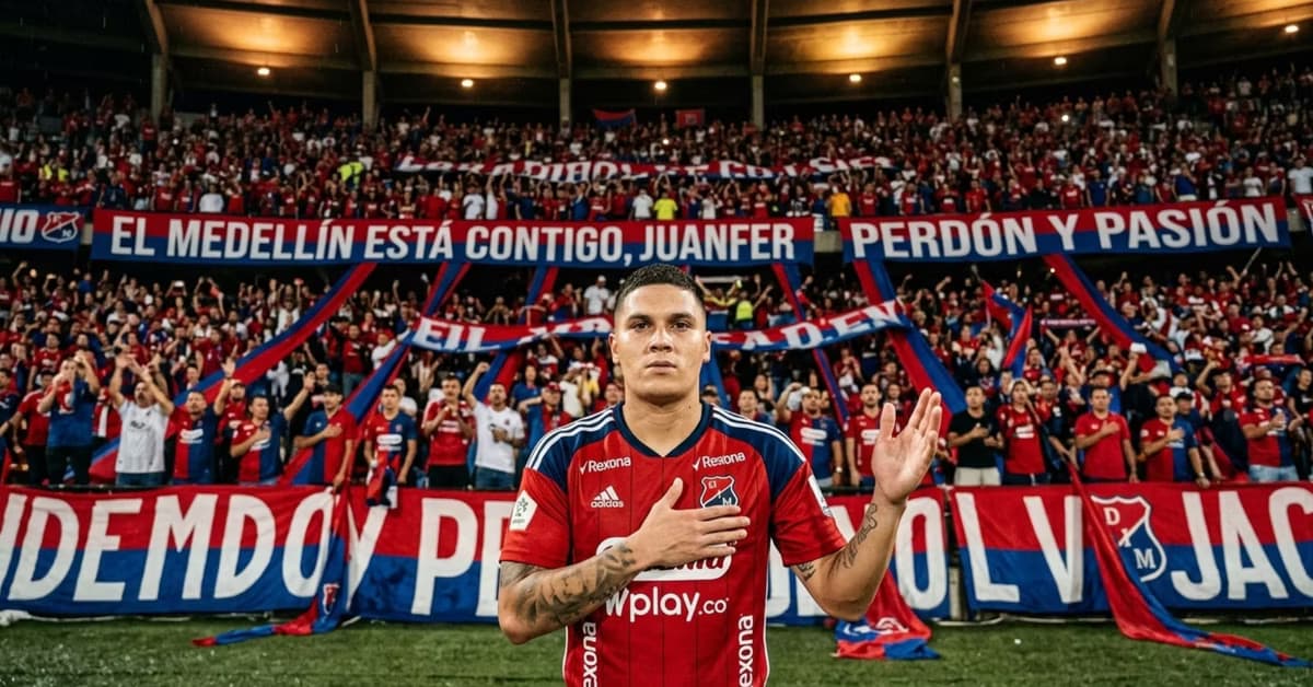 Juanfer Quintero vuelve al DIM y sorprende con una disculpa a la hinchada