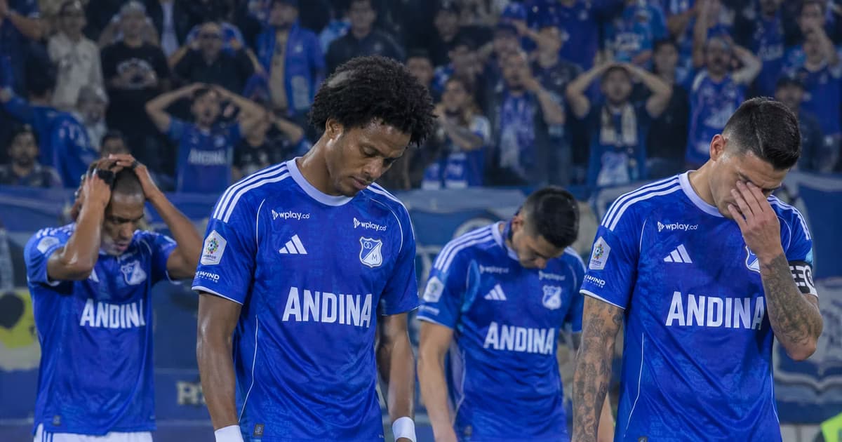 Hinchada de Millonarios mostró su frustración durante el empate 1-1 ante Fortaleza