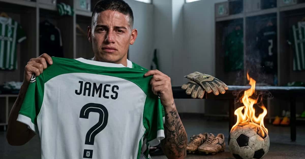 El desesperado plan de Atlético Nacional con James ante la falta de delanteros ante Tolima