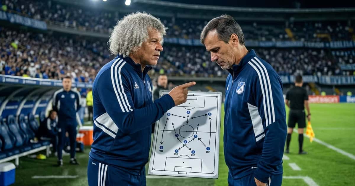 Alberto Gamero y Fabián Bustos