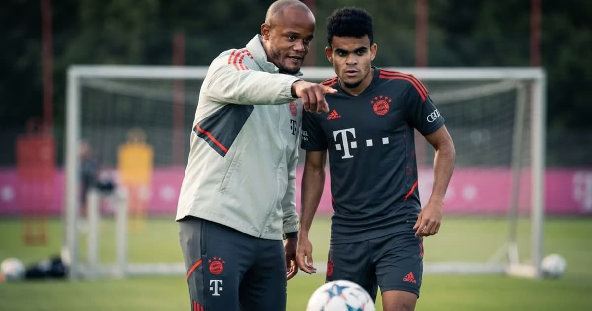 Kompany y Luis Díaz