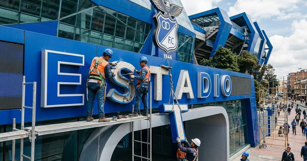 Millonarios podría vender el nombre de su estadio para financiar la construcción