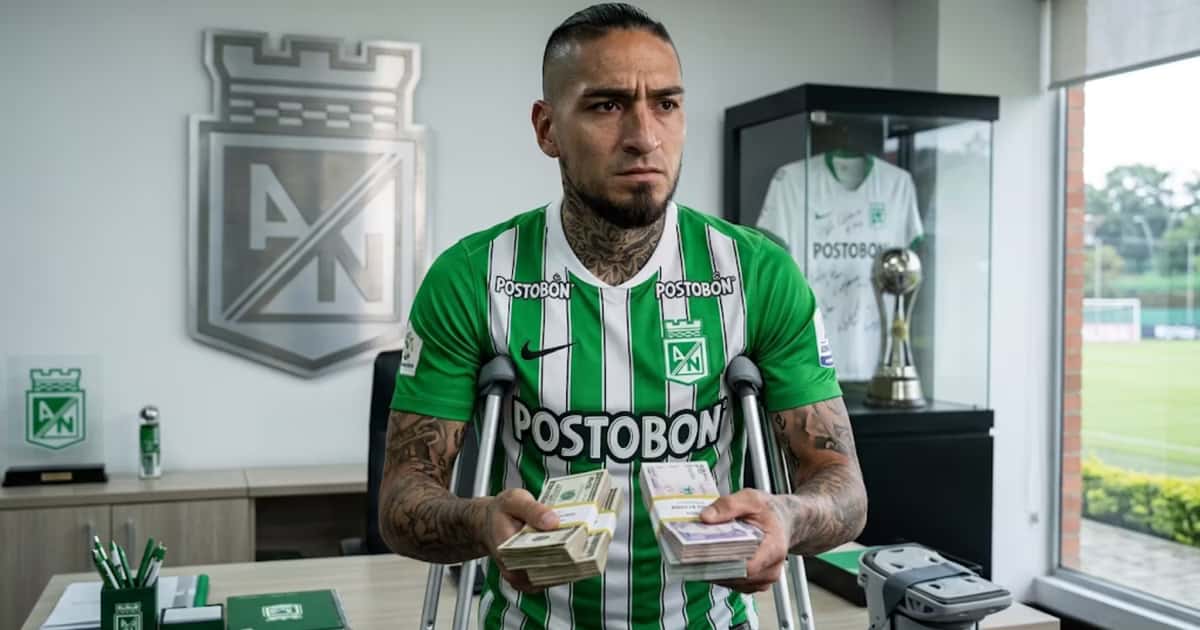 La lesión de Cristian "Chicho" Arango le costará a Atlético Nacional casi 3 mil millones de pesos