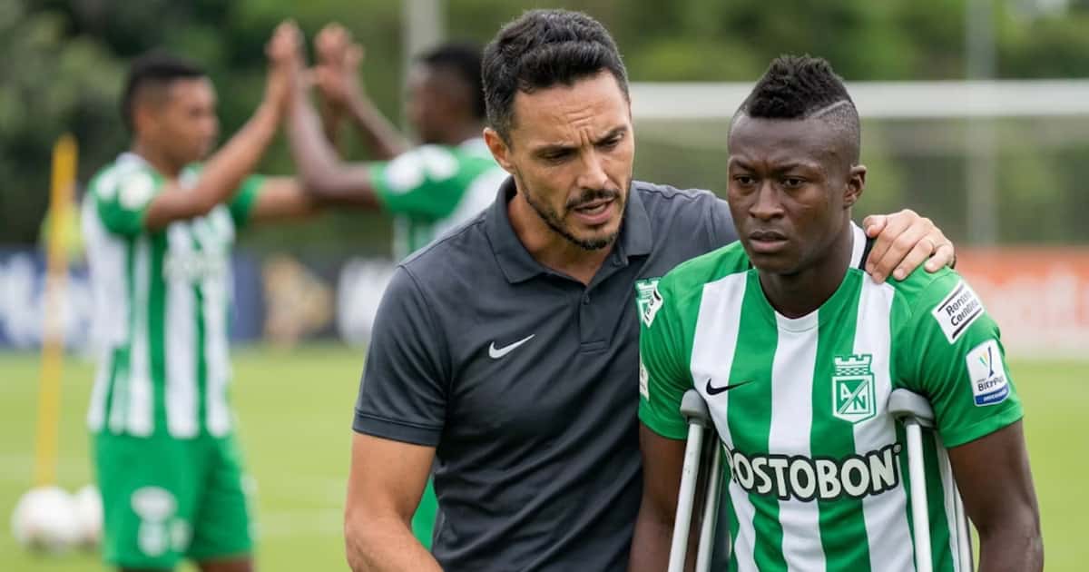 Nacional pierde a Marlos Moreno tras duelo ante Millonarios y alista regresos ante Junior
