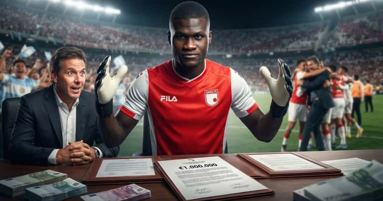 Weimar Asprilla podría convertirse en una de las ventas más importantes de un arquero de Santa Fe si su valor sigue creciendo