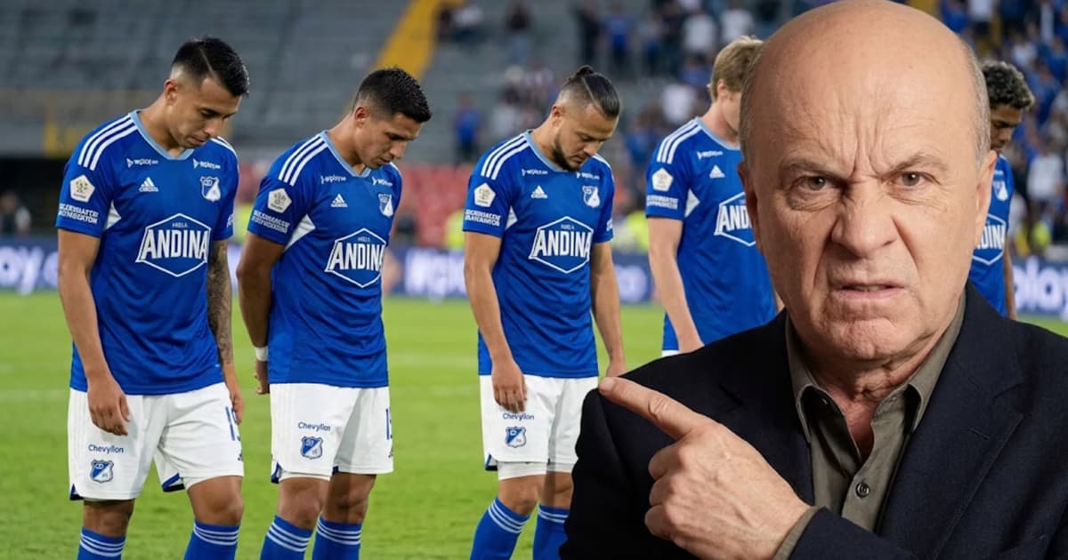 Vélez pone a los jugadores de Millonarios en el centro de la eliminación
