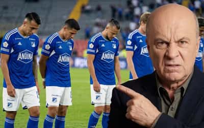 Vélez pone a los jugadores de Millonarios en el centro de la eliminación