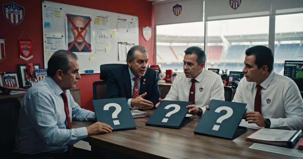 Directiva de Junior buscando nuevo DT