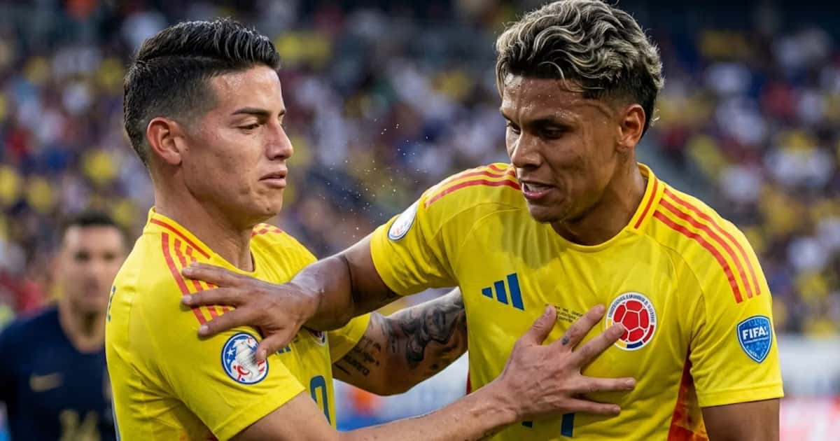 El verdadero freno de Richard Ríos en Colombia se llamaba James Rodríguez