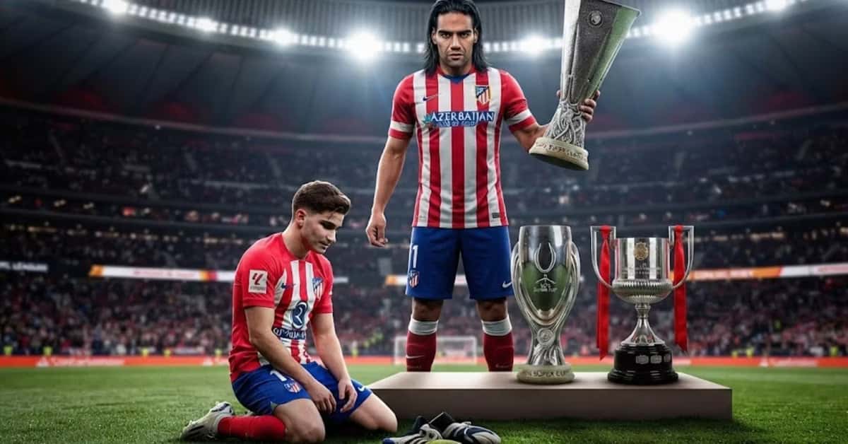 Falcao supera a Julián Álvarez