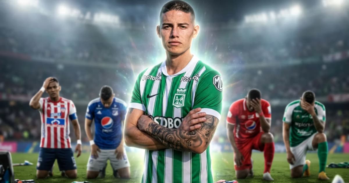 Lucas González encuentra la posición donde James puede hacer más daño en Nacional