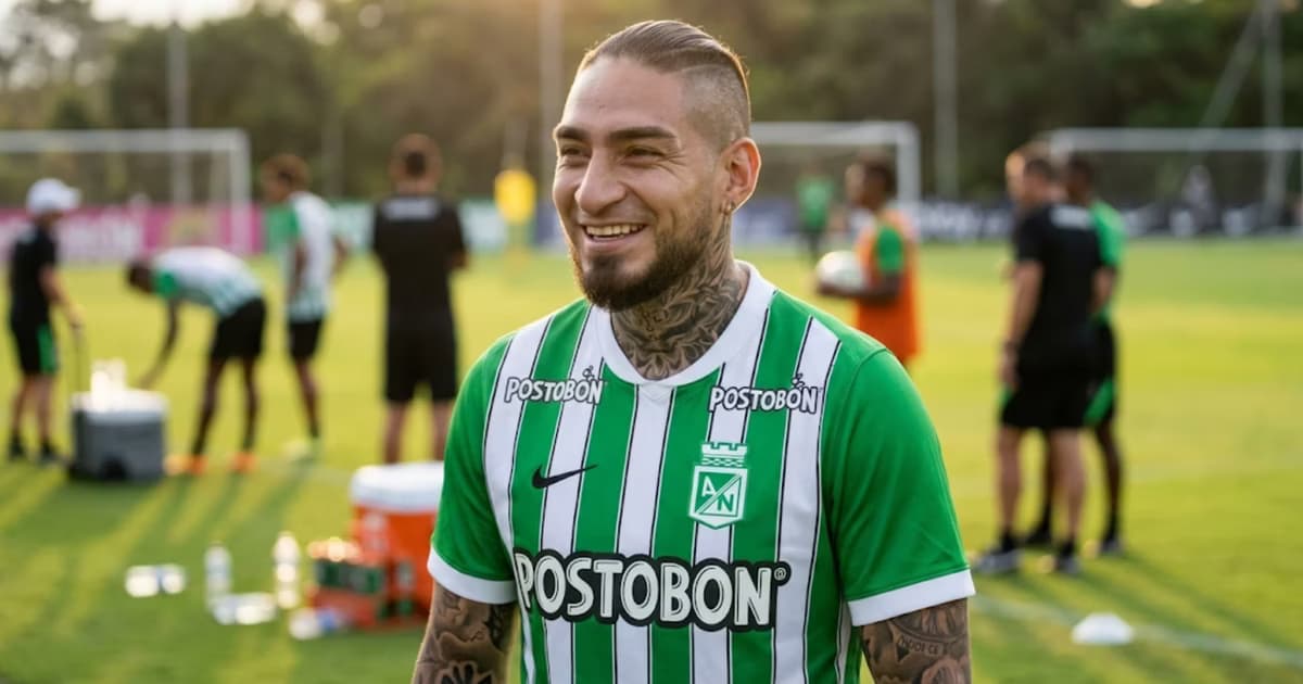 Cristian Chicho Arango reapareció en los entrenamientos de Atlético Nacional