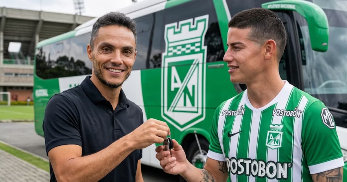 Lucas González prepara a James para convertirse en el conductor de Nacional