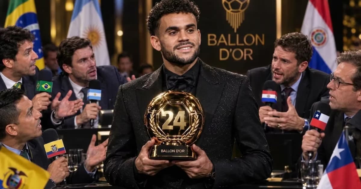 El puesto 24 de Luis Díaz en el Balón de Oro abre un debate en Sudamérica
