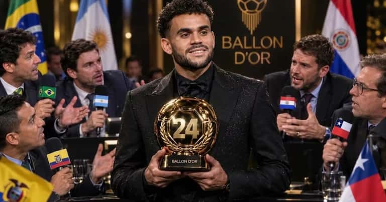 El puesto 24 de Luis Díaz en el Balón de Oro abre un debate en Sudamérica