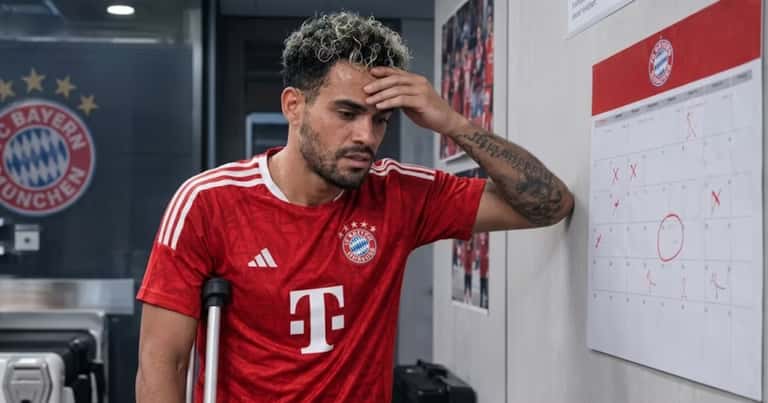 El estado físico de Luis Díaz exige atención en el calendario del Bayern Múnich
