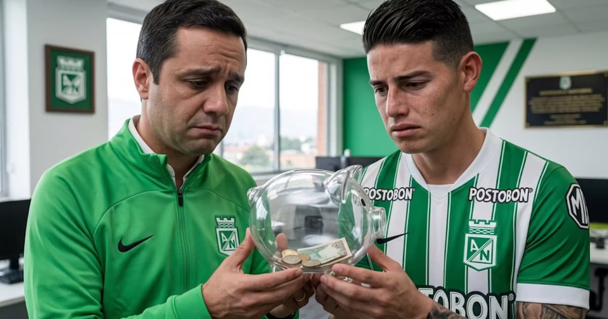 Atlético Nacional falla en su meta de abonados con James y queda muy cerca del Medellín