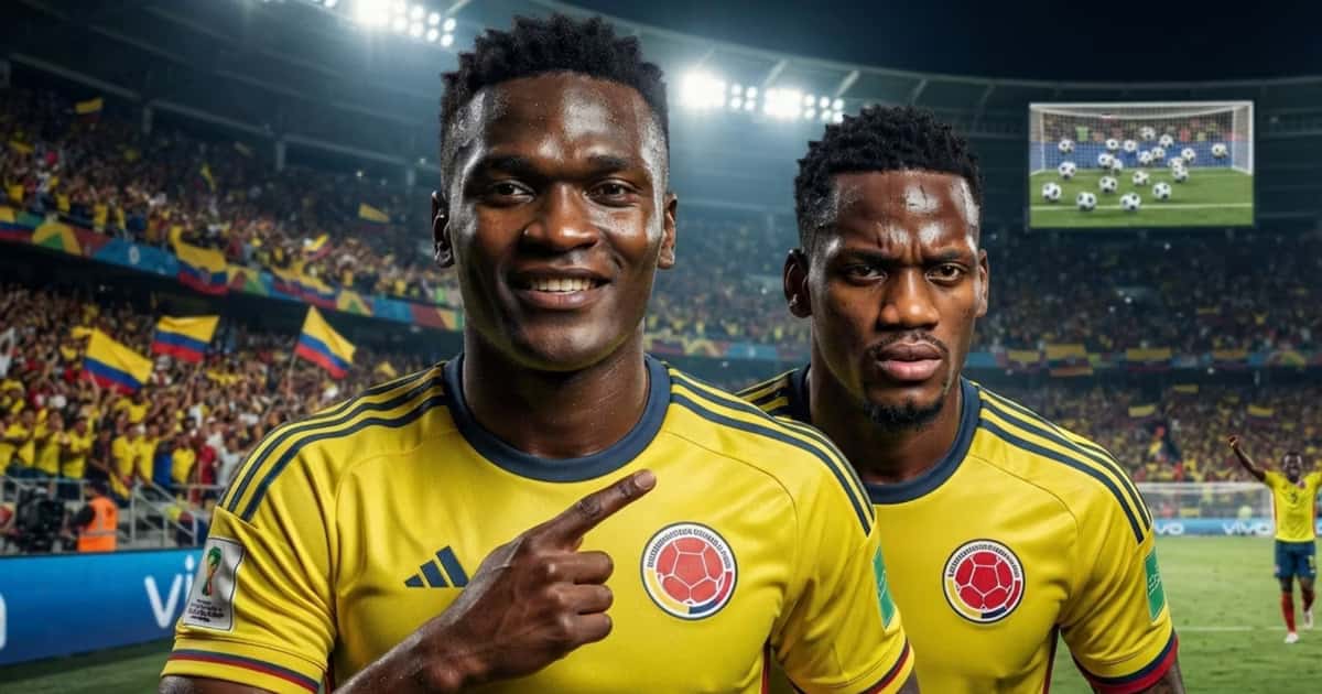 Kevin Viveros y Jhon Córdoba