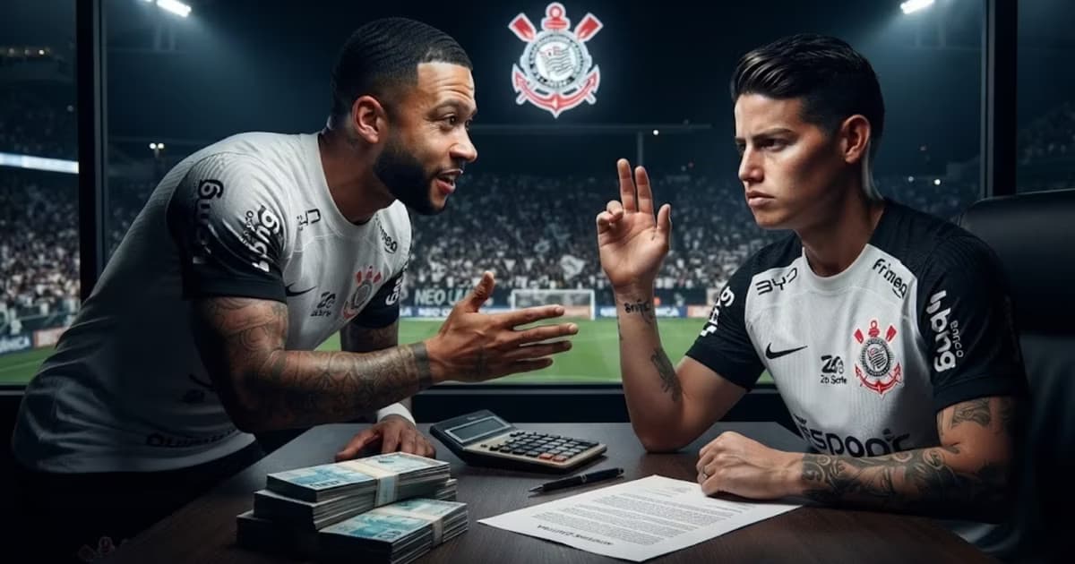 James Rodríguez y Memphis Depay