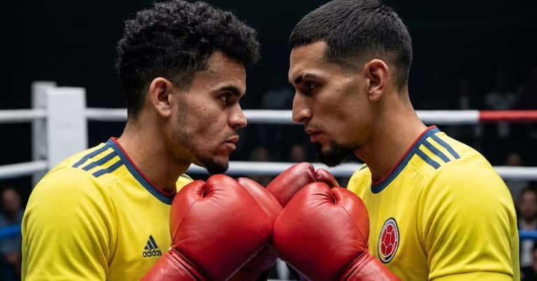 Luis Díaz quiere una "pelea" con Daniel Muñoz durante la Gala del Balón de Oro entre risas