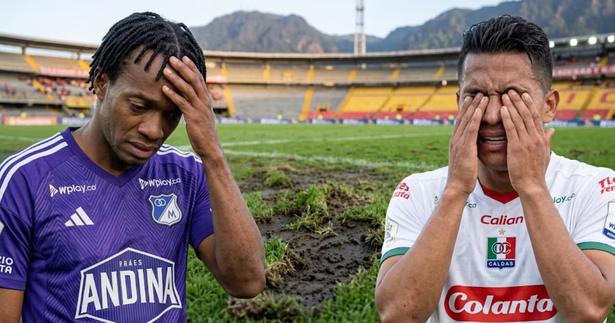 Dimayor cancela Millonarios vs. Once Caldas por el lamentable estado de la cancha de El Campín