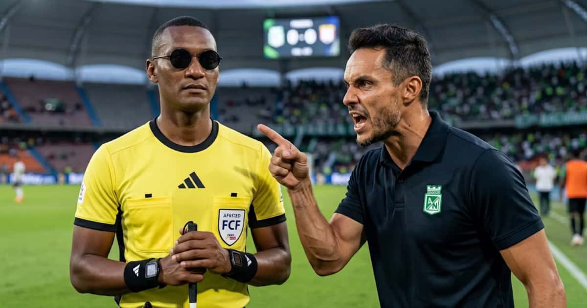 Lucas González se excusó tras el empate de Nacional ante Millonarios y culpó al árbitro