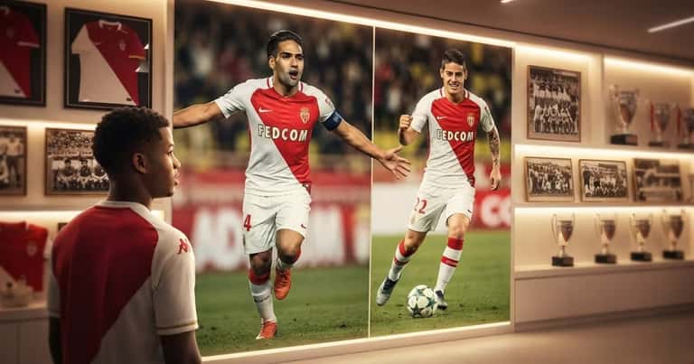 El homenaje del Mónaco que confirma que Falcao y James Rodríguez siguen siendo ídolos del club