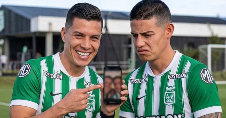 Matheus Uribe sí se tomó la foto con el niño que James Rodríguez habría ignorado tras partido de Nacional