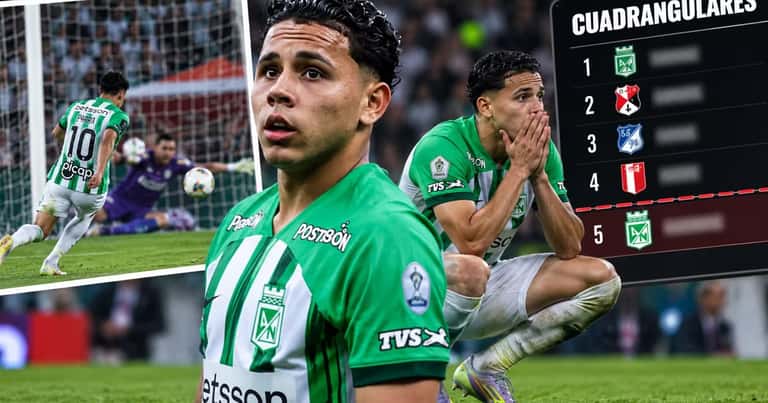Kevin Parra podría quedarse sin cuadrangulares en Nacional tras fallar ante Cúcuta